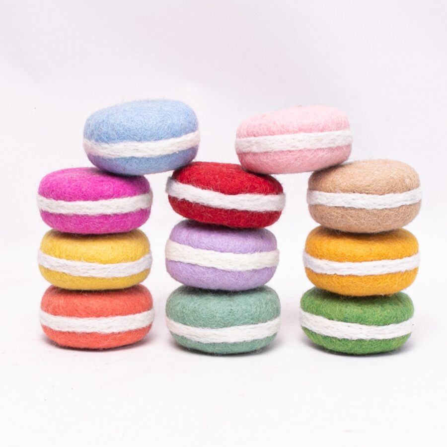 Handmade Felt Wool Bun | Mini Cute Bread Decor | Kawaii Food Plush | Fake Bakery Display | Unique Gift Idea