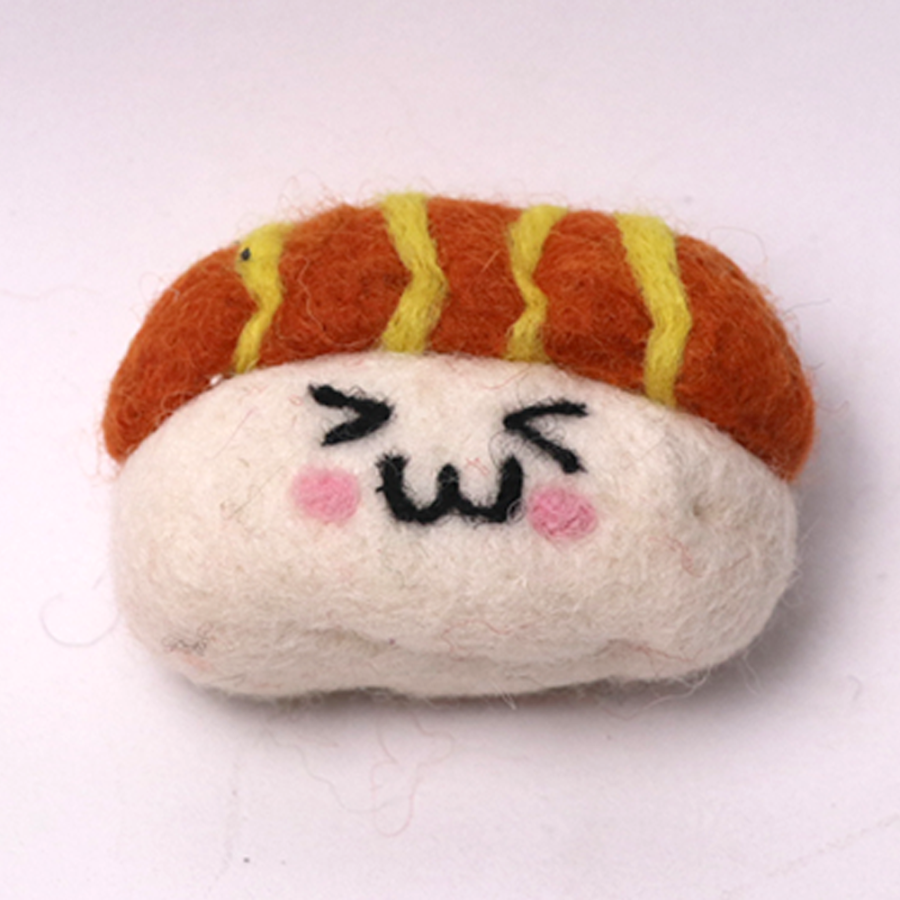 Handmade Felt Sushi | Mini Kawaii Sushi Plush | Cute Fake Food Decor | Japanese Style Felt Toy | Unique Gift Idea